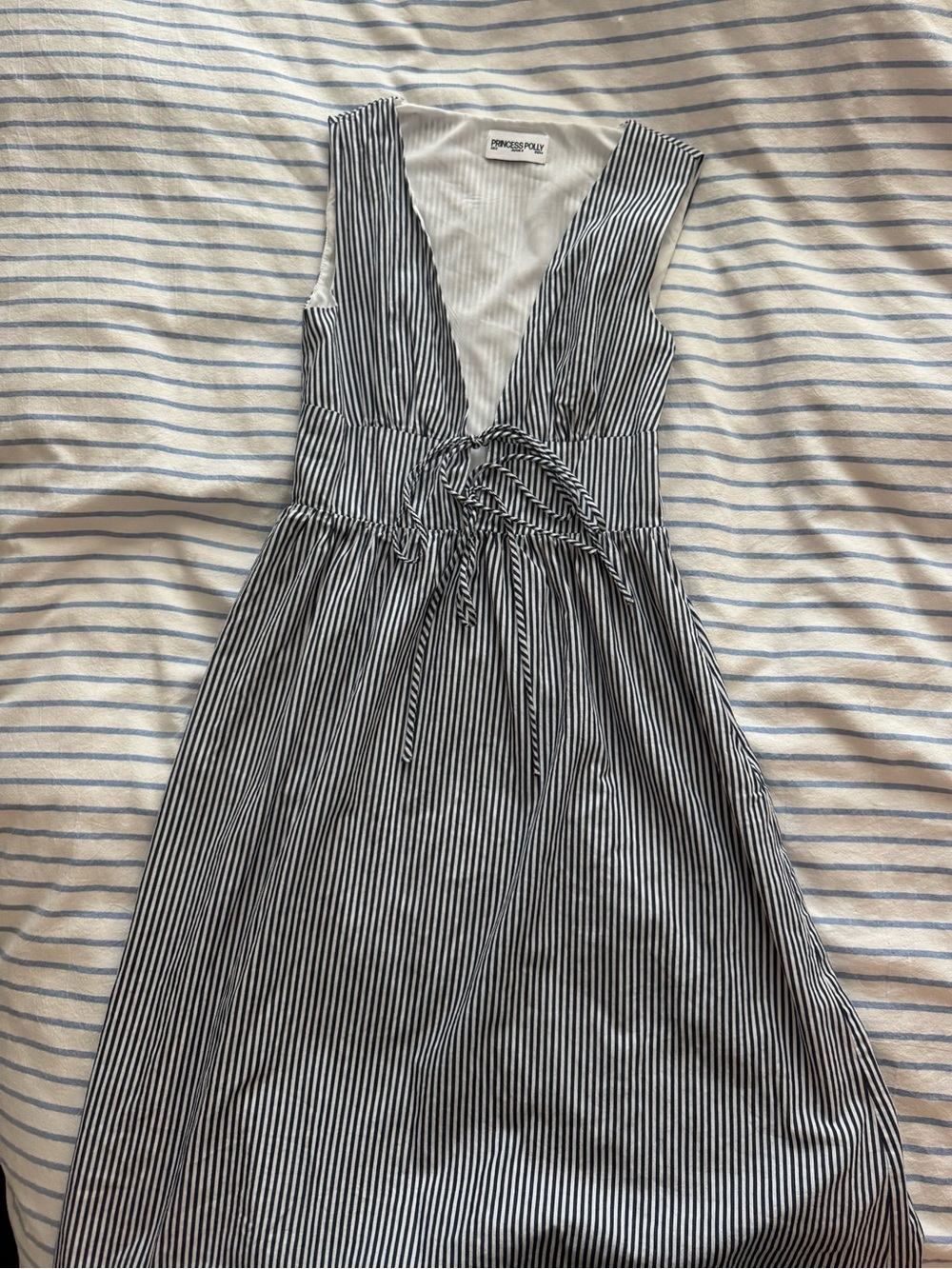 Princess Polly Pokey Black & White Maxi Dress